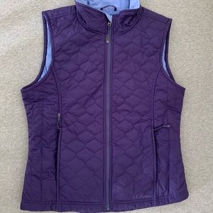 L.L. Bean Girls Purple Vest Size L.
